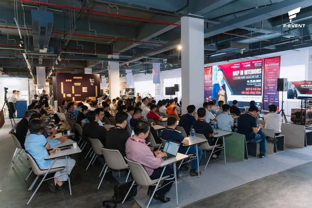 Setup âm thanh ánh sáng sân khấu hội nghị F-Event